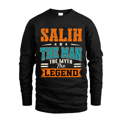 SALIH HH F007 The Man The Myth The Legend Personalized Shirt – Gift for Men