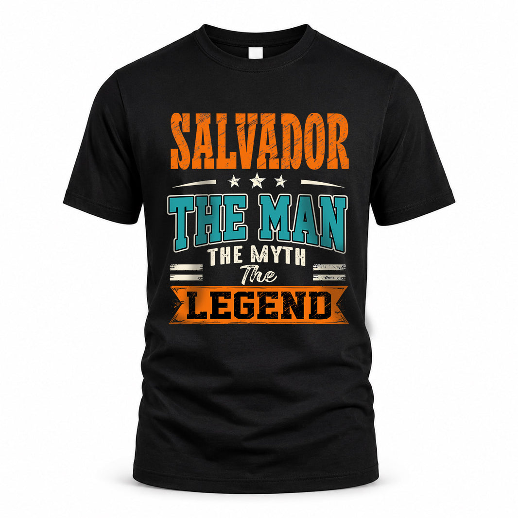 SALVADOR HH F007 The Man The Myth The Legend Personalized Shirt – Gift for Men