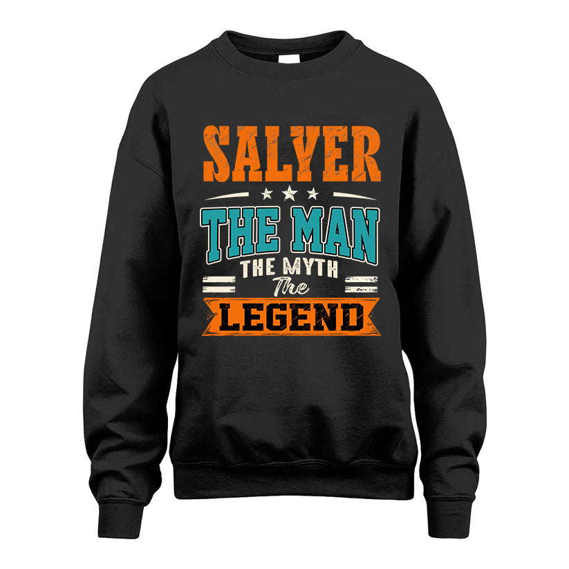 SALYER HH F007 The Man The Myth The Legend Personalized Shirt – Gift for Men