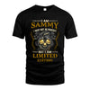 I Am Sammy, I May Not Be Perfect, But I Am Limited Edition – Personalized Skull T-Shirt