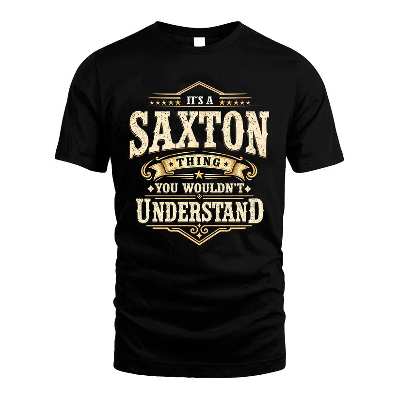 SAXTON HH-F009–Personalized Name Quote Apparel “It’s an NAME Thing You Wouldn’t Understand”