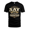 SAY HH-F009–Personalized Name Quote Apparel “It’s an NAME Thing You Wouldn’t Understand”