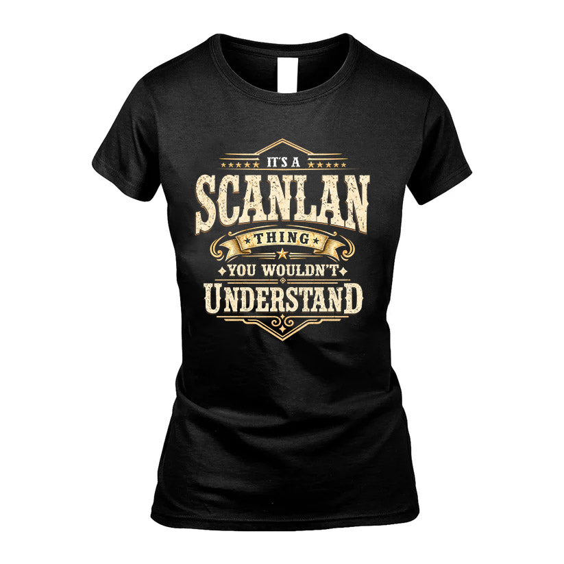 SCANLAN HH-F009–Personalized Name Quote Apparel “It’s an NAME Thing You Wouldn’t Understand”