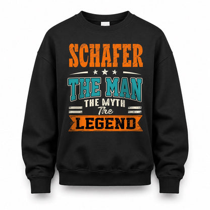 SCHAFER HH F007 The Man The Myth The Legend Personalized Shirt – Gift for Men