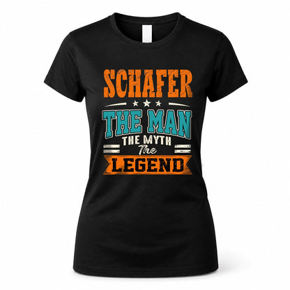 SCHAFER HH F007 The Man The Myth The Legend Personalized Shirt – Gift for Men