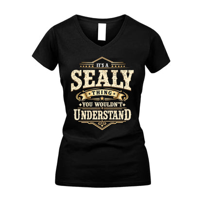 SEALY HH-F009–Personalized Name Quote Apparel “It’s an NAME Thing You Wouldn’t Understand”