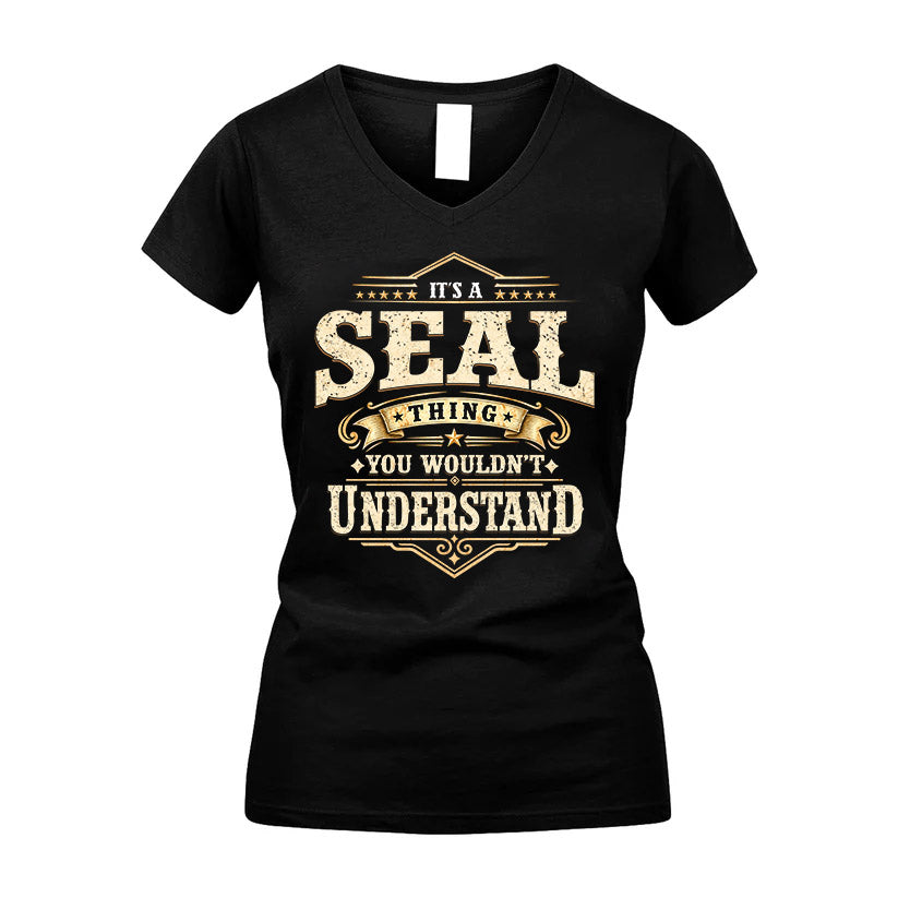 SEAL HH-F009–Personalized Name Quote Apparel “It’s an NAME Thing You Wouldn’t Understand”