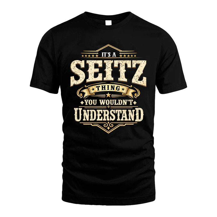 SEITZ HH-F009–Personalized Name Quote Apparel “It’s an NAME Thing You Wouldn’t Understand”