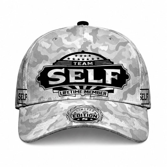 SELF TC01 HH79 Team Your Name Hat, Personalized Camo Baseball Cap, Custom Family Gift, Gift for Him Her