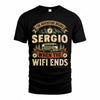 SERGIO TT898-K6-229 – Personalized Funny Camping Quote Apparel “The Adventure Begins When The WiFi Ends”