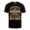 SERRANO TT898-K6-229 – Personalized Funny Camping Quote Apparel “The Adventure Begins When The WiFi Ends”