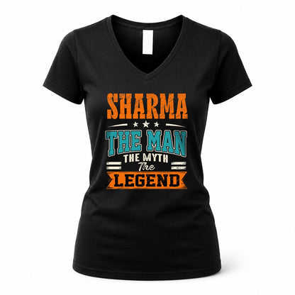SHARMA HH F007 The Man The Myth The Legend Personalized Shirt – Gift for Men