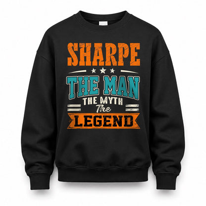 SHARPE HH F007 The Man The Myth The Legend Personalized Shirt – Gift for Men