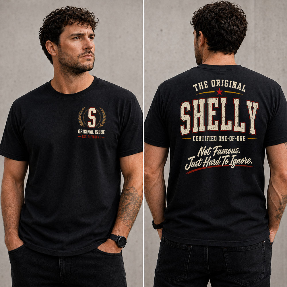 SHELLY W65-F6-168 – Personalized Original Issue Apparel “The Original NAME Certified One-of-One"
