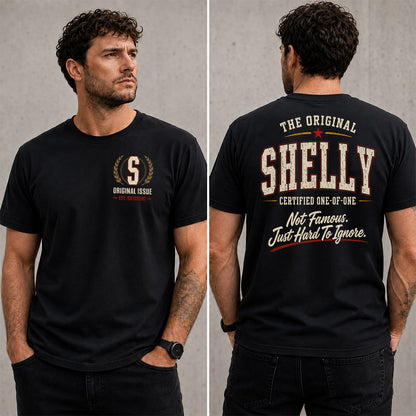 SHELLY W65-F6-168 – Personalized Original Issue Apparel “The Original NAME Certified One-of-One"