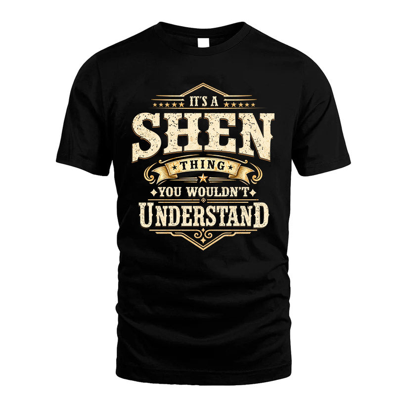 SHEN HH-F009–Personalized Name Quote Apparel “It’s an NAME Thing You Wouldn’t Understand”