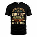 SHIRLEY TT898-K6-229 – Personalized Funny Camping Quote Apparel “The Adventure Begins When The WiFi Ends”
