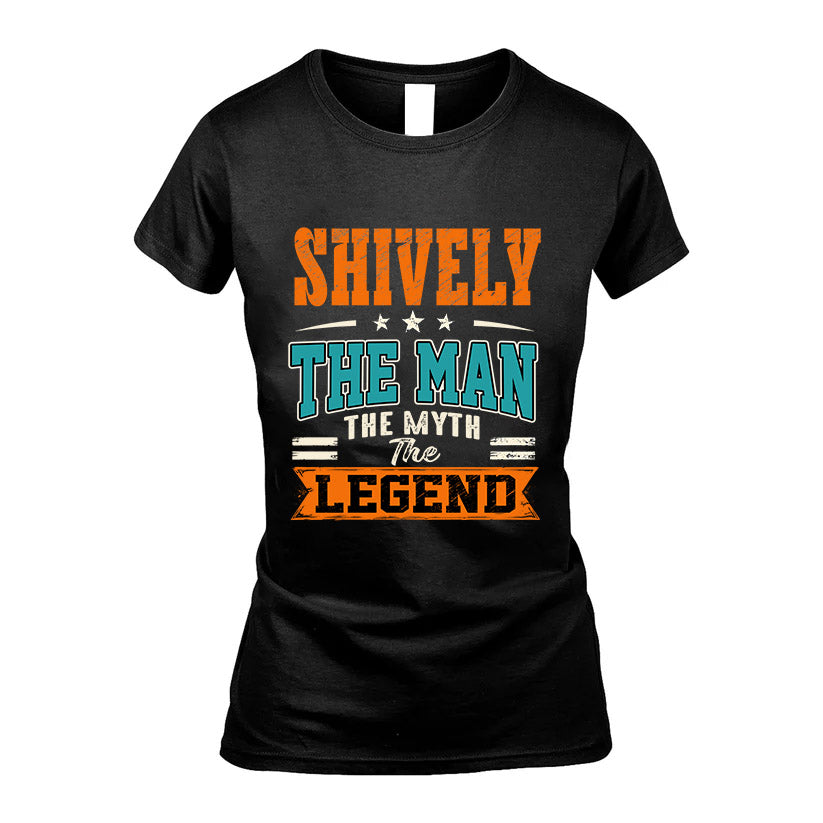 SHIVELY HH F007 The Man The Myth The Legend Personalized Shirt – Gift for Men