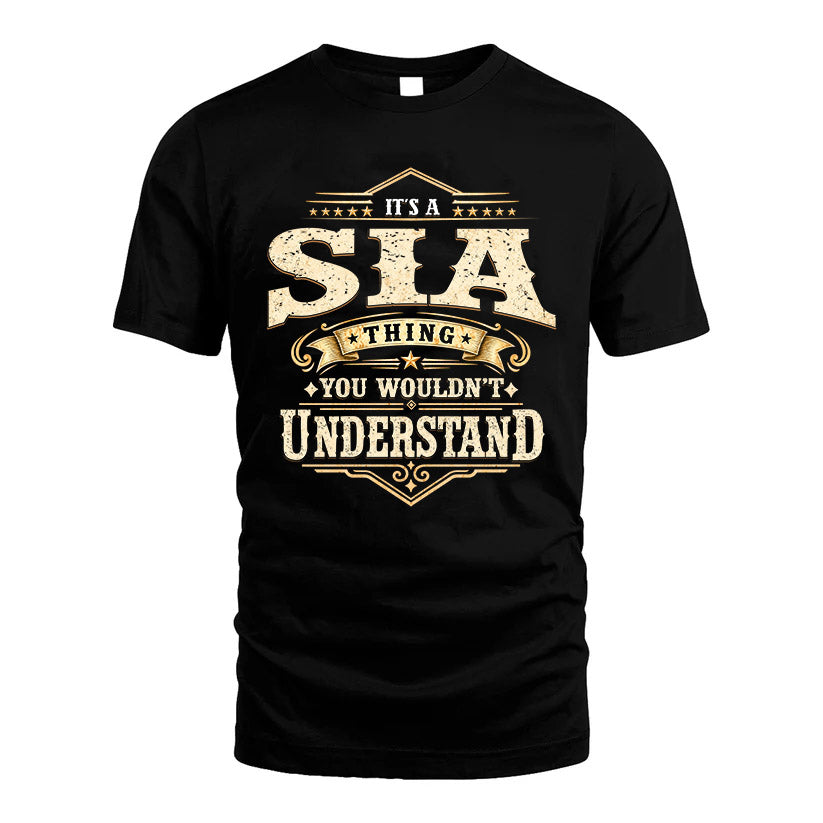 SIA HH-F009–Personalized Name Quote Apparel “It’s an NAME Thing You Wouldn’t Understand”
