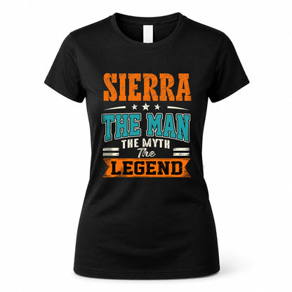 SIERRA HH F007 The Man The Myth The Legend Personalized Shirt – Gift for Men