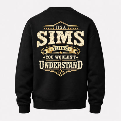 SIMS HH-F003–Personalized Name Quote Apparel “It’s an NAME Thing You Wouldn’t Understand”