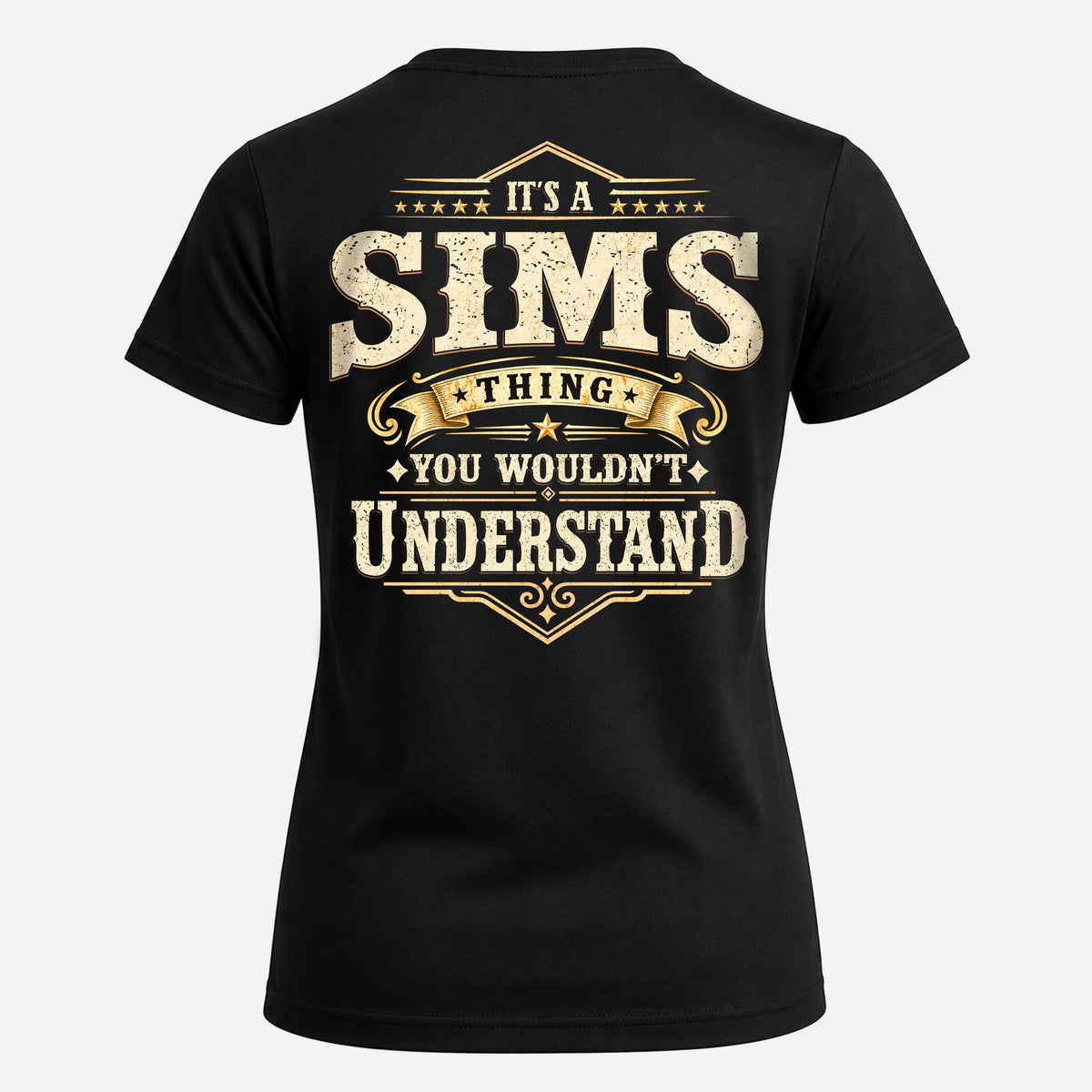 SIMS HH-F003–Personalized Name Quote Apparel “It’s an NAME Thing You Wouldn’t Understand”