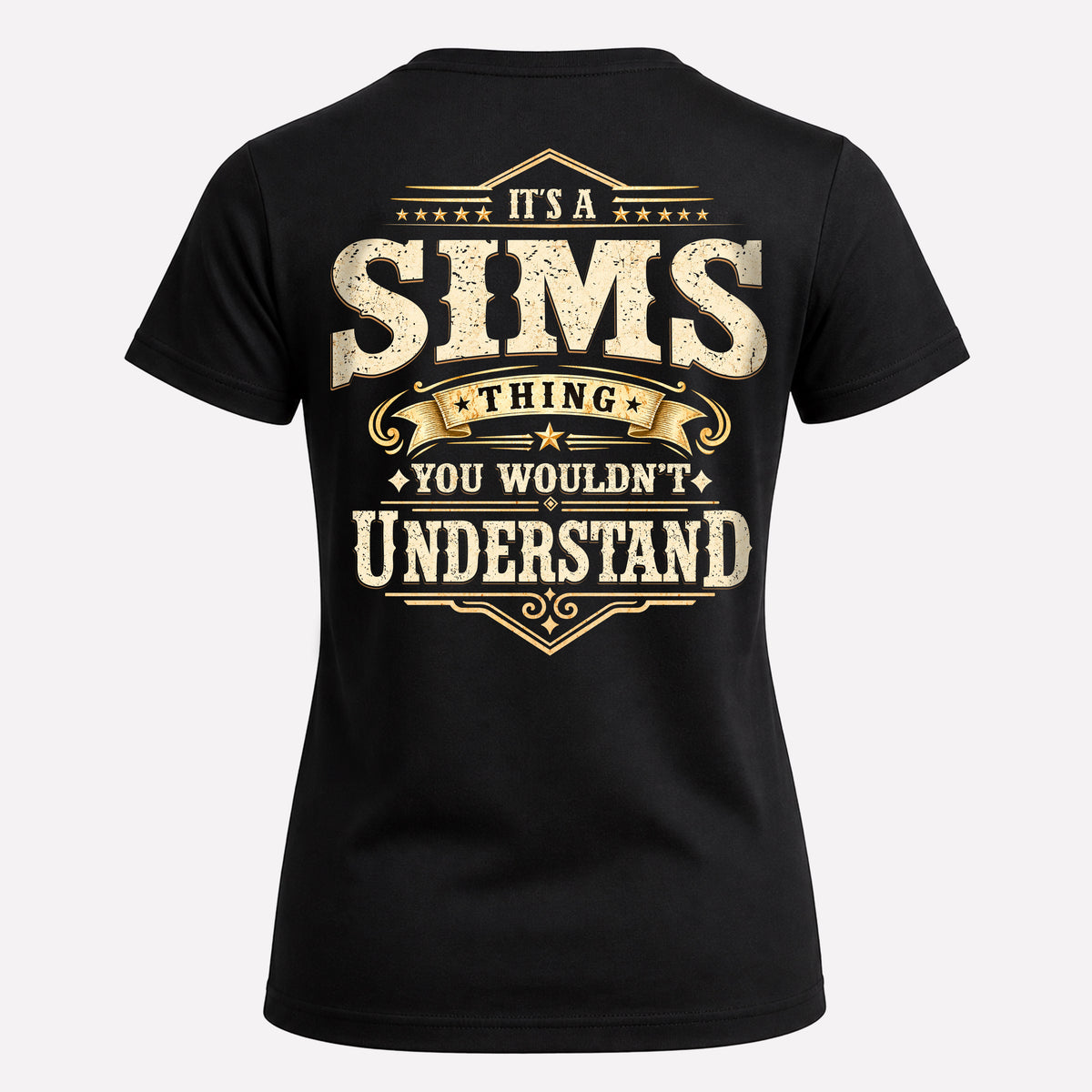 SIMS HH-F003–Personalized Name Quote Apparel “It’s an NAME Thing You Wouldn’t Understand”
