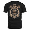 SIM 2K-101–Personalized Name Quote Apparel “I Am NAME May Not Be Perfect But I Am Limited Edition”