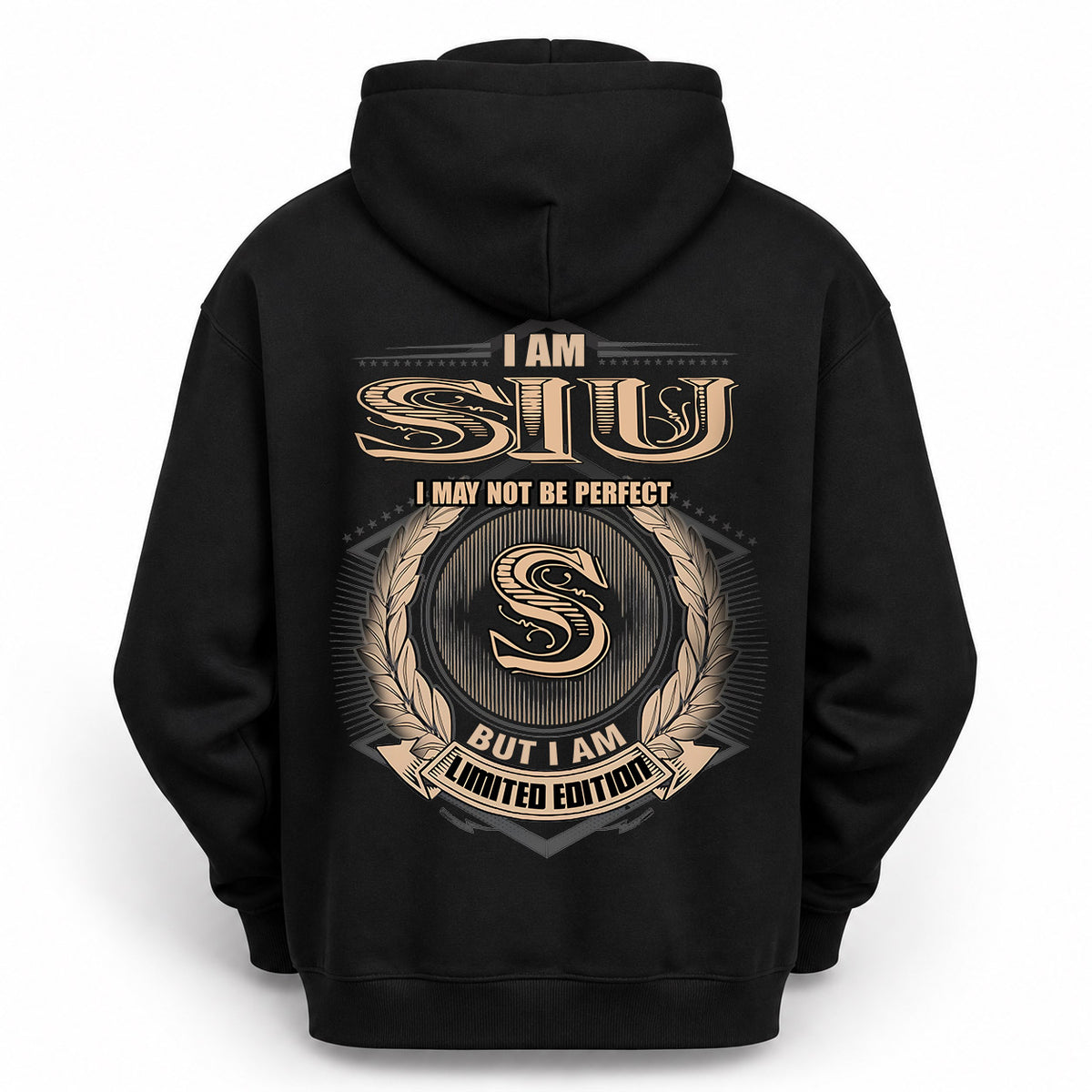 SIU 2K-101–Personalized Name Quote Apparel “I Am NAME May Not Be Perfect But I Am Limited Edition”