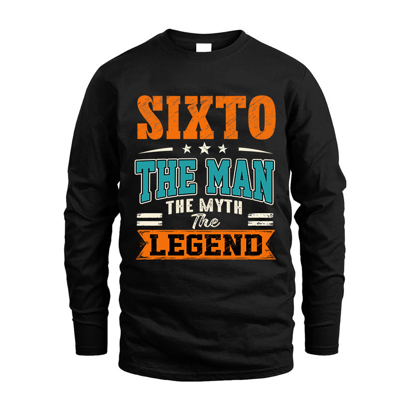 SIXTO HH F007 The Man The Myth The Legend Personalized Shirt – Gift for Men