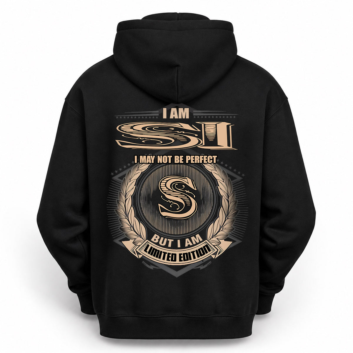 SI 2K-101–Personalized Name Quote Apparel “I Am NAME May Not Be Perfect But I Am Limited Edition”
