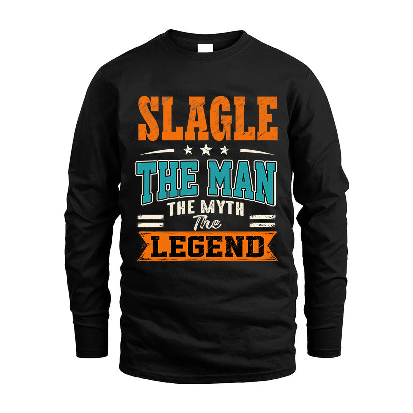 SLAGLE HH F007 The Man The Myth The Legend Personalized Shirt – Gift for Men