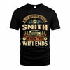 SMITH TT898-K6-229 – Personalized Funny Camping Quote Apparel “The Adventure Begins When The WiFi Ends”