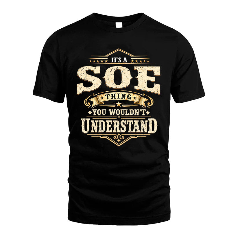 SOE HH-F009–Personalized Name Quote Apparel “It’s an NAME Thing You Wouldn’t Understand”