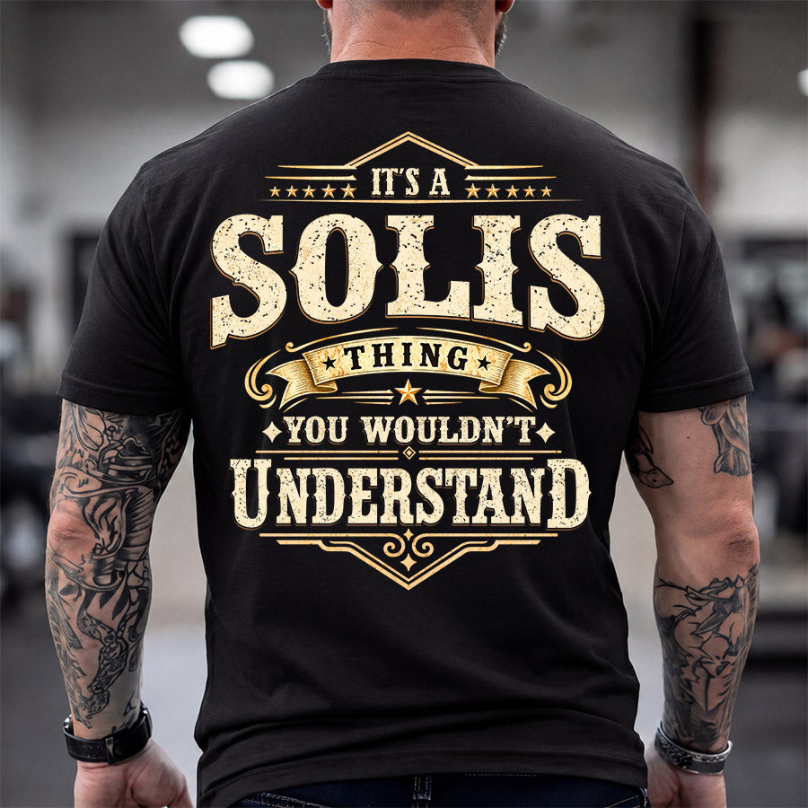 SOLIS HH-F003–Personalized Name Quote Apparel “It’s an NAME Thing You Wouldn’t Understand”