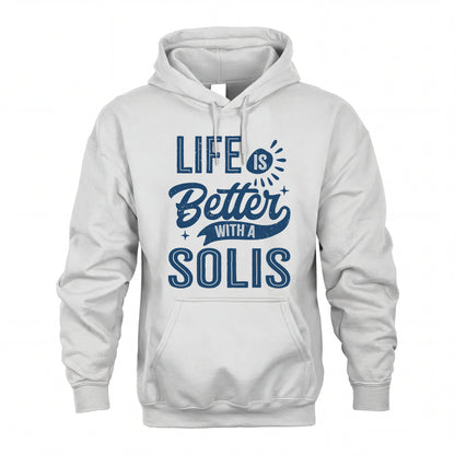 SOLIS HH88-K2–Personalized Name Quote T-Shirt Life Is Better With Unisex Gift