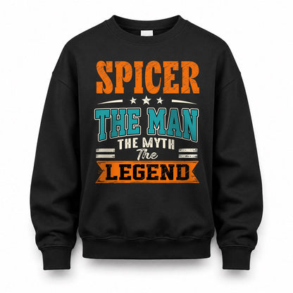 SPICER HH F007 The Man The Myth The Legend Personalized Shirt – Gift for Men