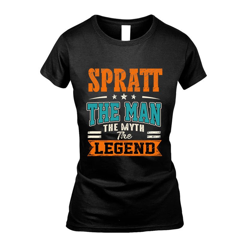 SPRATT HH F007 The Man The Myth The Legend Personalized Shirt – Gift for Men