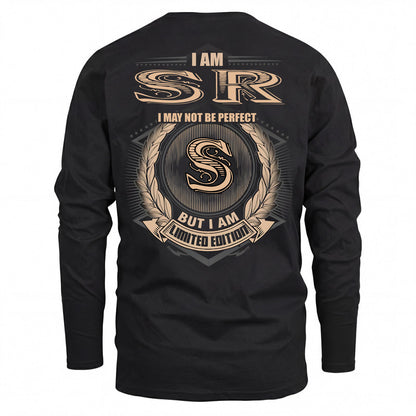 SR 2K-101–Personalized Name Quote Apparel “I Am NAME May Not Be Perfect But I Am Limited Edition”