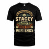 STACEY TT898-K6-229 – Personalized Funny Camping Quote Apparel “The Adventure Begins When The WiFi Ends”