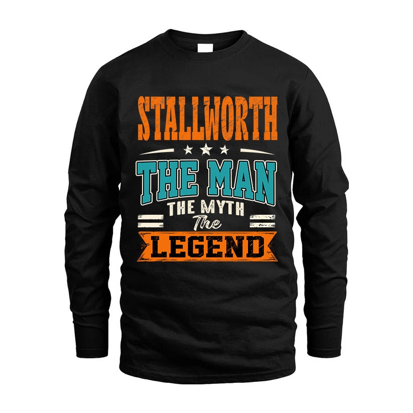 STALLWORTH HH F007 The Man The Myth The Legend Personalized Shirt – Gift for Men