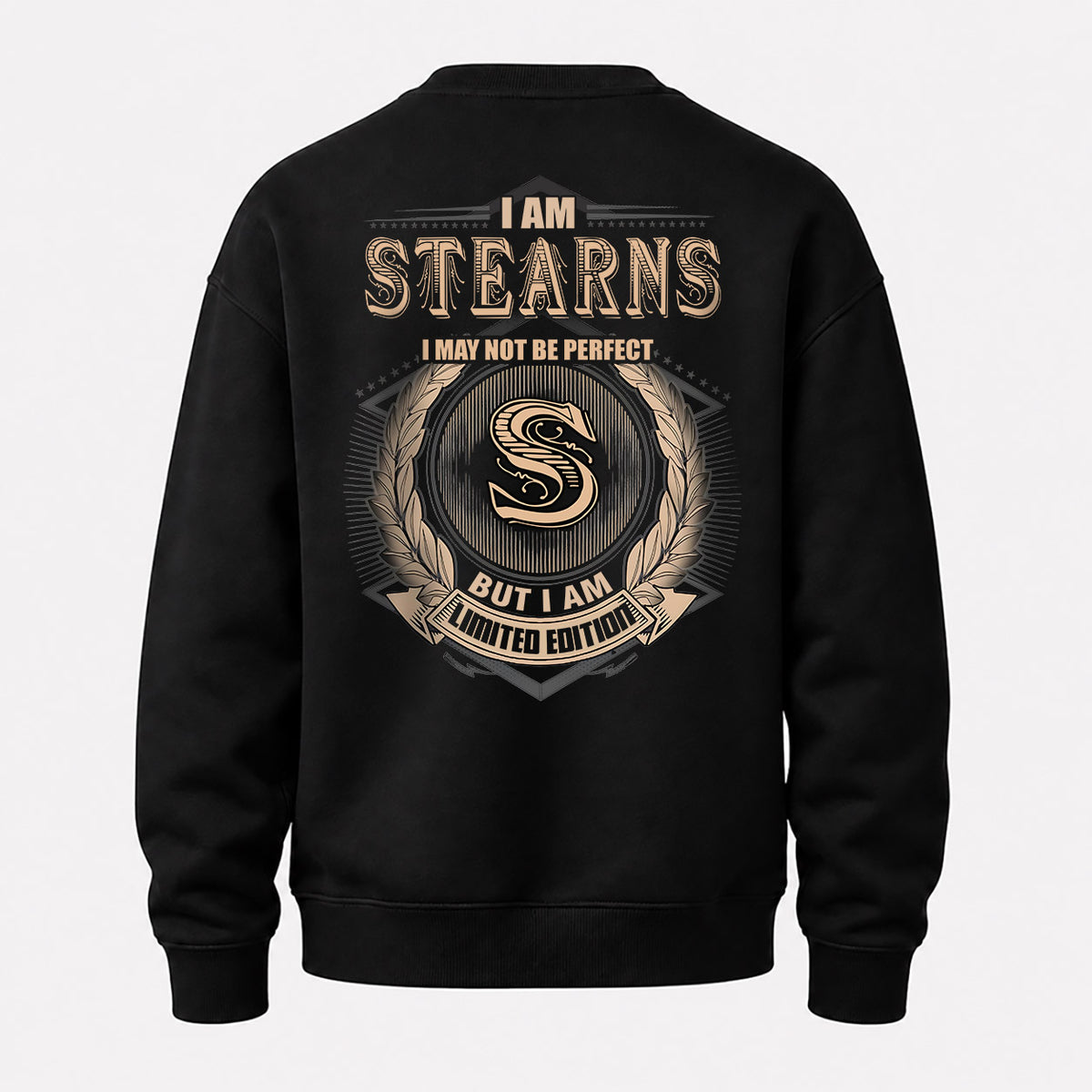 STEARNS 2K-101–Personalized Name Quote Apparel “I Am NAME May Not Be Perfect But I Am Limited Edition”