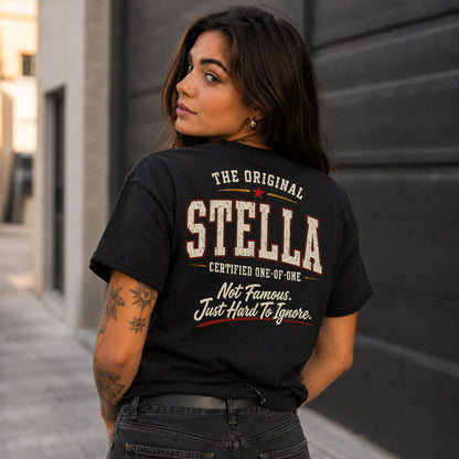 STELLA W65-F6-168 – Personalized Original Issue Apparel “The Original NAME Certified One-of-One"