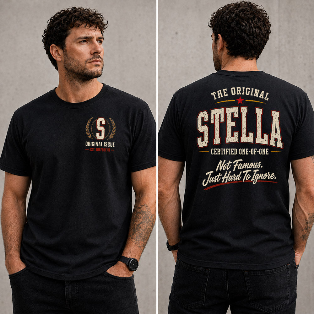 STELLA W65-F6-168 – Personalized Original Issue Apparel “The Original NAME Certified One-of-One"