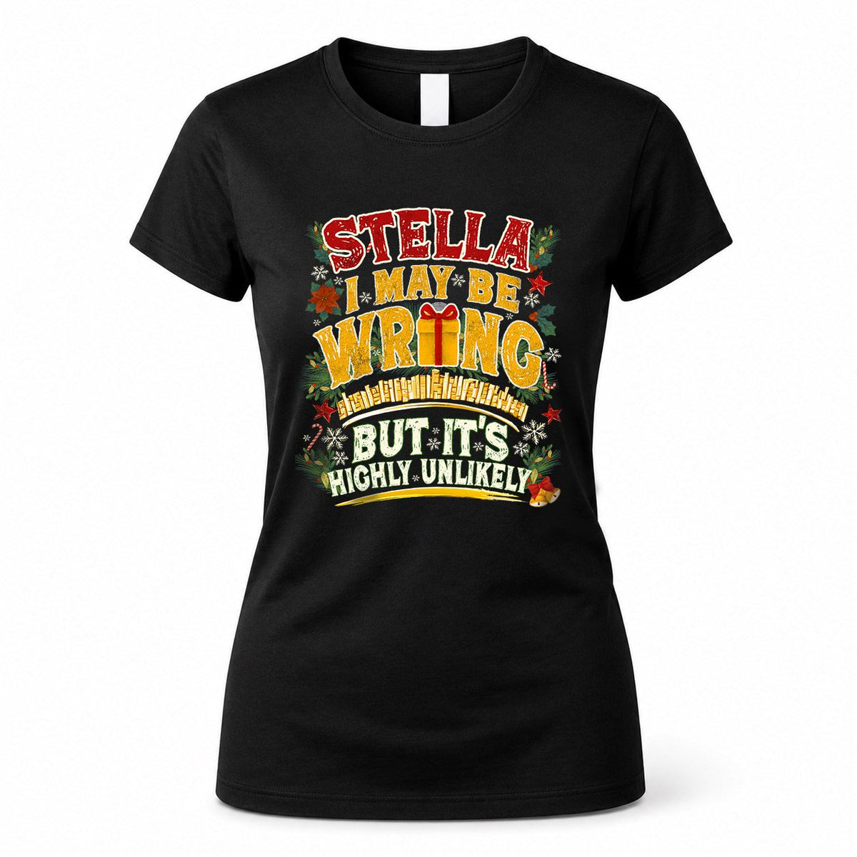 STELLA HH-F010 Personalized Name Funny Tshirt