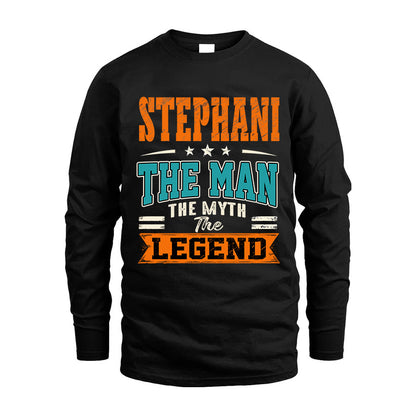STEPHANI HH F007 The Man The Myth The Legend Personalized Shirt – Gift for Men