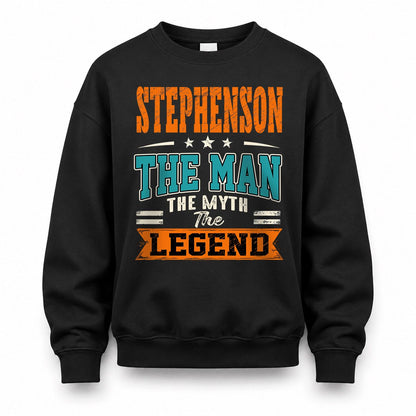 STEPHENSON HH F007 The Man The Myth The Legend Personalized Shirt – Gift for Men