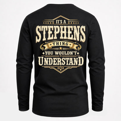 STEPHENS HH-F003–Personalized Name Quote Apparel “It’s an NAME Thing You Wouldn’t Understand”