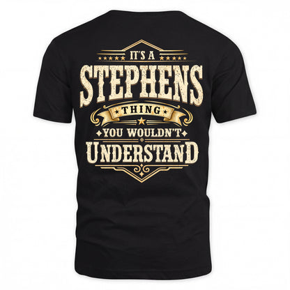 STEPHENS HH-F003–Personalized Name Quote Apparel “It’s an NAME Thing You Wouldn’t Understand”