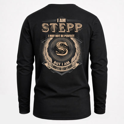 STEPP 2K-101–Personalized Name Quote Apparel “I Am NAME May Not Be Perfect But I Am Limited Edition”